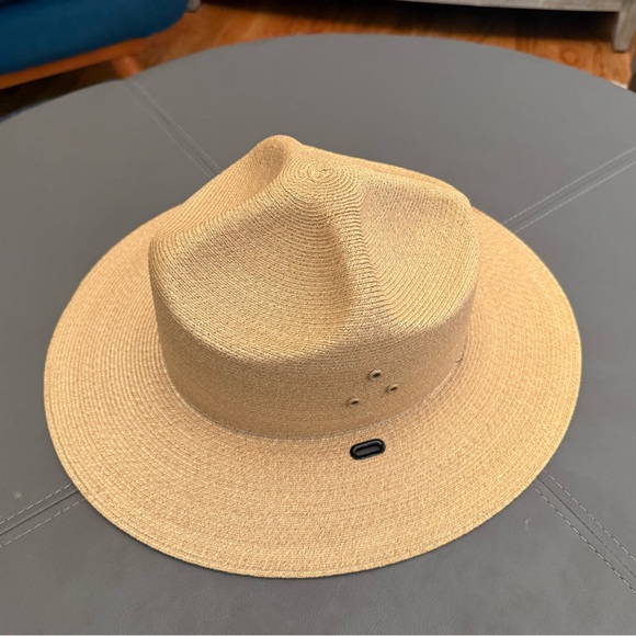 Stratton US NPS Border Patrol Western Style Straw Hat Size 7 1/2 Made In USA - Picture 1 of 9